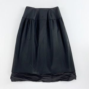 Miri New York Black Long Maxi Modest Zipper Skirt